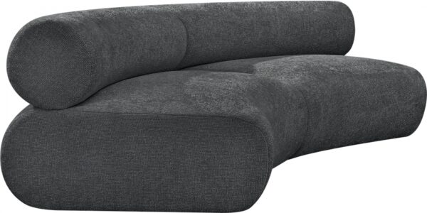 Bale 108" Chenille Fabric Upholstered 2 pc. Modular Sectional