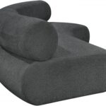 Bale 108" Chenille Fabric Upholstered 2 pc. Modular Sectional