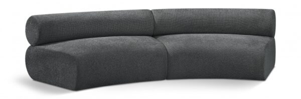 Bale 108" Chenille Fabric Upholstered 2 pc. Modular Sectional