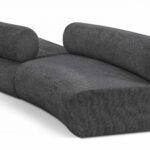 Bale 108" Chenille Fabric Upholstered 2 pc. Modular Sectional