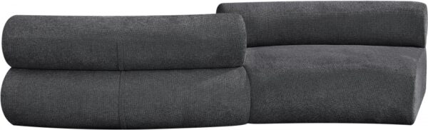 Bale 108" Chenille Fabric Upholstered 2 pc. Modular Sectional