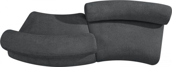 Bale 108" Chenille Fabric Upholstered 2 pc. Modular Sectional