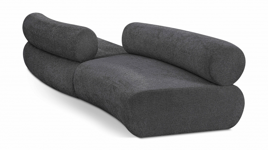 Bale 108" Chenille Fabric Upholstered 2 pc. Modular Sectional