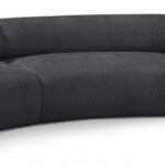 Bale 152" Chenille Fabric Upholstered 3 pc. Modular Sectional