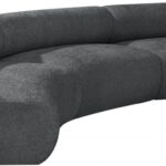 Bale 152" Chenille Fabric Upholstered 3 pc. Modular Sectional