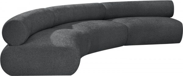 Bale 152" Chenille Fabric Upholstered 3 pc. Modular Sectional