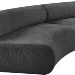 Bale 152" Chenille Fabric Upholstered 3 pc. Modular Sectional