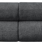Bale 183" Chenille Fabric Upholstered 4 pc. Modular Sectional