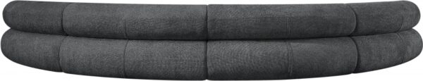 Bale 183" Chenille Fabric Upholstered 4 pc. Modular Sectional