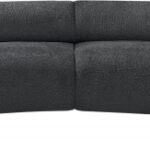 Bale 183" Chenille Fabric Upholstered 4 pc. Modular Sectional