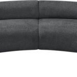 Bale 183" Chenille Fabric Upholstered 4 pc. Modular Sectional