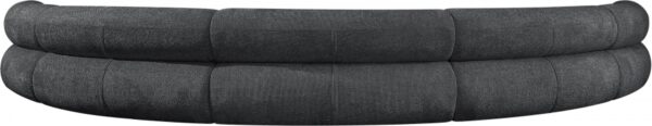 Bale 202" Chenille Fabric Upholstered 5 pc. Modular Sectional