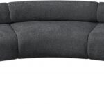 Bale 202" Chenille Fabric Upholstered 5 pc. Modular Sectional