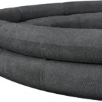 Bale 202" Chenille Fabric Upholstered 5 pc. Modular Sectional