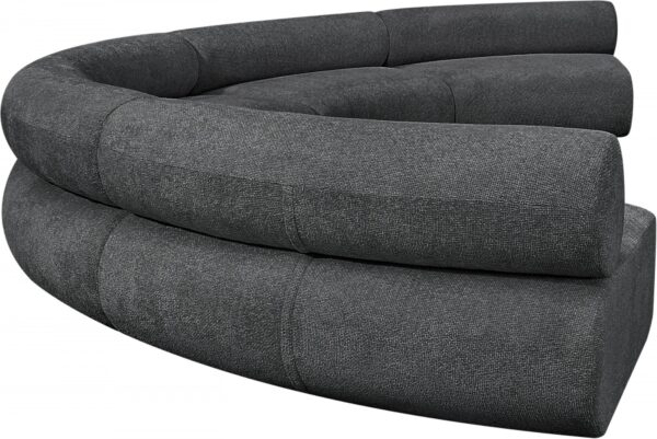 Bale 202" Chenille Fabric Upholstered 5 pc. Modular Sectional