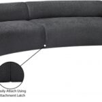 Bale 202" Chenille Fabric Upholstered 5 pc. Modular Sectional