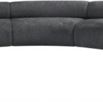 Bale 202" Chenille Fabric Upholstered 6 pc. Modular Sectional