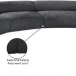 Bale 202" Chenille Fabric Upholstered 6 pc. Modular Sectional