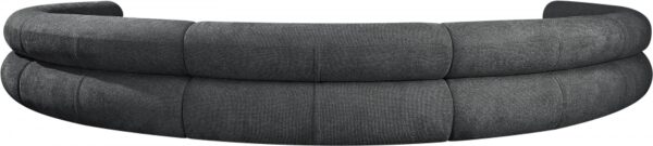 Bale 202" Chenille Fabric Upholstered 7 pc. Modular Sectional