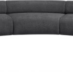 Bale 202" Chenille Fabric Upholstered 7 pc. Modular Sectional