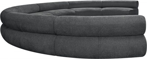 Bale 202" Chenille Fabric Upholstered 7 pc. Modular Sectional