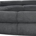 Bale 202" Chenille Fabric Upholstered 8 pc. Modular Sectional