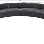 Bale 202" Chenille Fabric Upholstered 8 pc. Modular Sectional