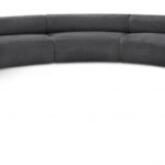 Bale 202" Chenille Fabric Upholstered 9 pc. Modular Sectional