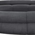 Bale 202" Chenille Fabric Upholstered 9 pc. Modular Sectional