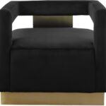 Armani Velvet Upholstered Accent Chair