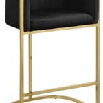 Donatella Velvet Upholstered Counter Stool