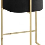 Donatella Velvet Upholstered Counter Stool