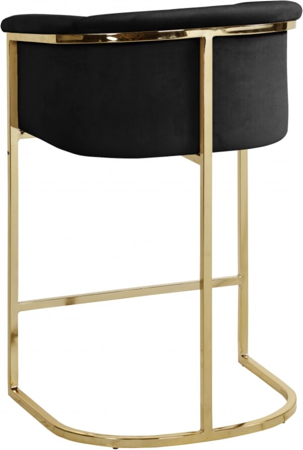 Donatella Velvet Upholstered Counter Stool