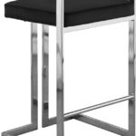 Ezra Velvet Upholstered Counter Stool