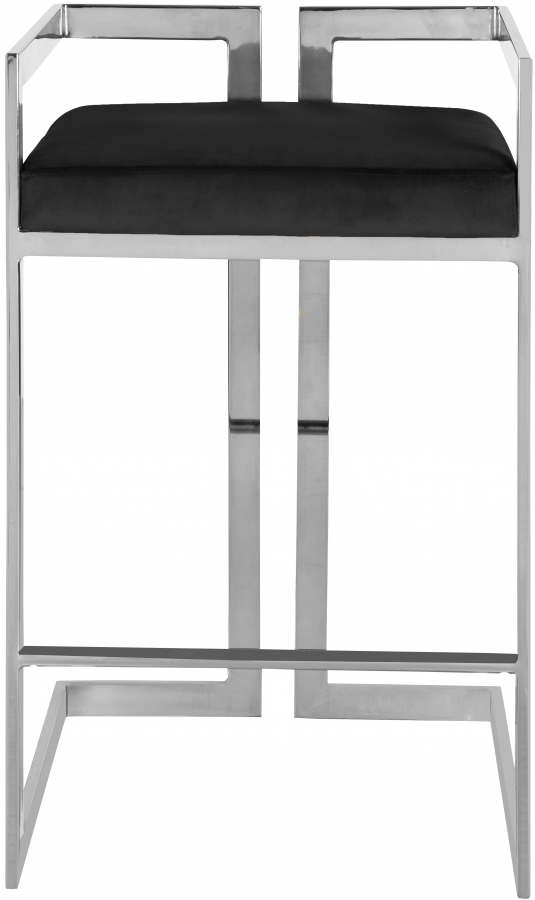 Ezra Velvet Upholstered Counter Stool