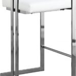 Ezra Vegan Leather Upholstered Counter Stool