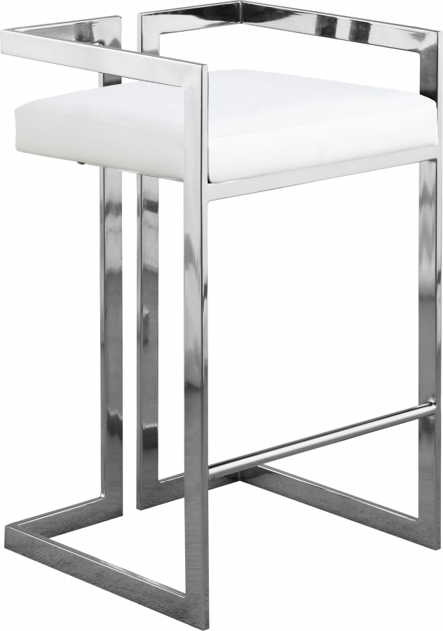 Ezra Vegan Leather Upholstered Counter Stool
