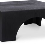 Arch Oak Wood Coffee Table