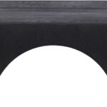 Arch Oak Wood Coffee Table