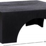 Arch Oak Wood Coffee Table