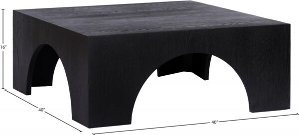 Arch Oak Wood Coffee Table