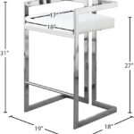 Ezra Vegan Leather Upholstered Counter Stool