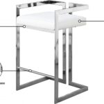 Ezra Vegan Leather Upholstered Counter Stool