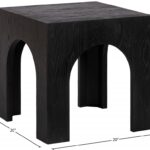 Arch Oak Wood End / Side Table