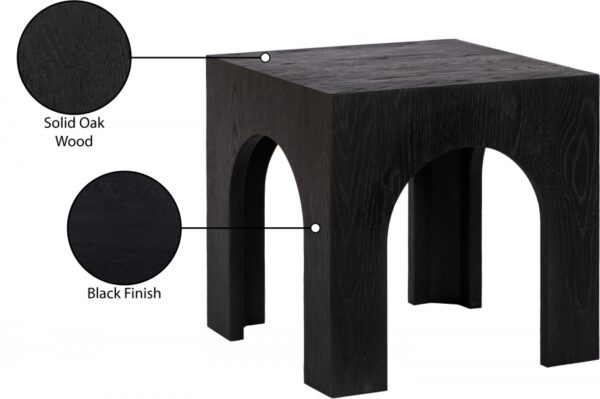 Arch Oak Wood End / Side Table