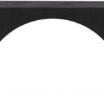 Arch Oak Wood Console Table