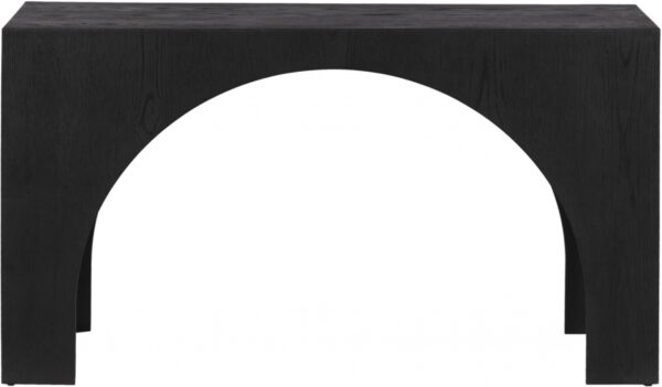 Arch Oak Wood Console Table