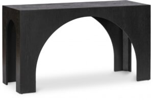 Arch Oak Wood Console Table