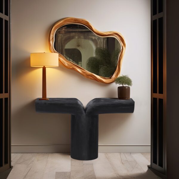 Tee Acacia Wood Console Table