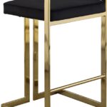 Ezra Velvet Upholstered Counter Stool
